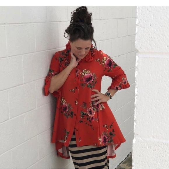 zadie bs Tops - 🧡Zena button down tunic🧡